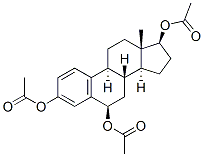 Estra-1,3,5(10)-triene-3,6,17-triol, triacetate, (6beta,17beta)- 구조식 이미지