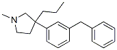 3-(m-Benzylphenyl)-1-methyl-3-propylpyrrolidine Structure