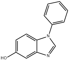 1-페닐-5-하이드록시벤즈이미다졸 구조식 이미지