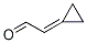 2-cyclopropylideneacetaldehyde Structure