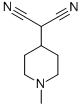 2-(1-methyl-4-piperidylidene)propanedinitrile 구조식 이미지