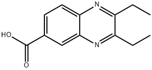 6-Quinoxalinecarboxylicacid,2,3-diethyl-(9CI) Structure