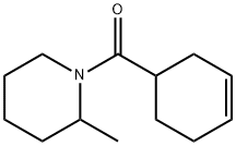 1-(3-cyclohexen-1-ylcarbonyl)-2-methylpiperidine Structure