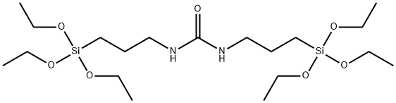 Bis([3-triethoxysilyl)propyl]urea 구조식 이미지