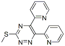 5,6-Di(2-pyridyl)-3-methylthio-1,2,4-triazine 구조식 이미지