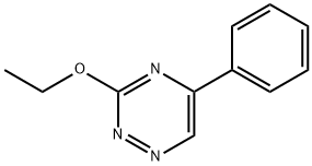 1,2,4-Triazine,3-ethoxy-5-phenyl-(9CI) Structure