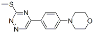 3-Methylthio-5-(p-morpholinophenyl)-1,2,4-triazine Structure