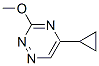 5-Cyclopropyl-3-methoxy-1,2,4-triazine Structure