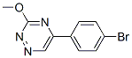 5-(p-Bromophenyl)-3-methoxy-1,2,4-triazine Structure