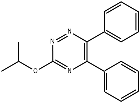 5,6-Diphenyl-3-isopropoxy-1,2,4-triazine 구조식 이미지