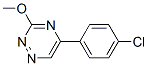 5-(p-Chlorophenyl)-3-methoxy-1,2,4-triazine 구조식 이미지