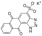 6,11-Dihydro-6,11-dioxo-1H-anthra[1,2-d]triazole-4-sulfonic acid potassium salt 구조식 이미지