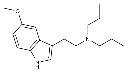 5-Methoxy-N,N-dipropyltryptamine Structure