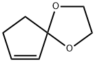 2-CYCLOPENTEN-1-ONE에틸렌케탈 구조식 이미지