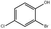 2-Bromo-4-chlorophenol 구조식 이미지