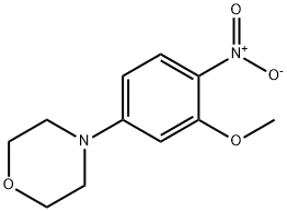 4-(3-메톡시-4-니트로페닐)모르폴린 구조식 이미지