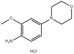 Morpholine, 4-(4-aMino-3-Methoxyphenyl)-, hydrochloride Structure