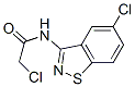 2-Chloro-N-(5-chloro-1,2-benzisothiazol-3-yl)acetamide 구조식 이미지