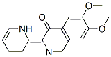 (3E)-6,7-dimethoxy-3-(1H-pyridin-2-ylidene)isoquinolin-4-one 구조식 이미지