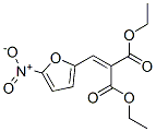 Propanedioic acid, ((5-nitro-2-furanyl)methylene)-, diethyl ester 구조식 이미지