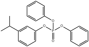 1-diphenoxyphosphoryloxy-3-propan-2-yl-benzene Structure