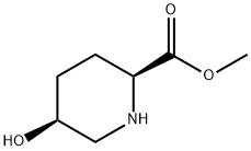 2-Piperidinecarboxylic acid, 5-hydroxy-, methyl ester, (2S,5S)- (9CI) 구조식 이미지