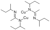 (N,N'-DI-SEC-BUTYLACETAMIDINATO)COPPER(I) 구조식 이미지