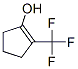 1-Cyclopenten-1-ol, 2-(trifluoromethyl)- (9CI) 구조식 이미지