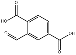 2-FORMYL-1,4-BENZENEDICARBOXYLIC ACID 구조식 이미지