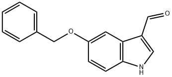 5-(Phenylmethoxy)-1H-indole-3-carbaldehyde 구조식 이미지
