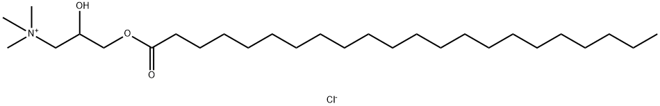 2-hydroxy-3-[(1-oxodocosyl)oxy]propyltrimethylammonium chloride Structure