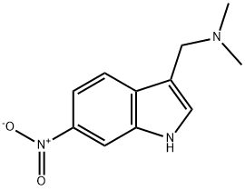 3-(DIMETHYLAMINOMETHYL)-6-NITROINDOLE Structure