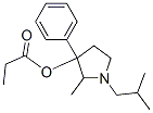 1-(2-Methylpropyl)-2-methyl-3-phenylpyrrolidin-3-ol propionate Structure