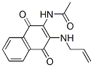 N-[1,4-dioxo-3-(prop-2-enylamino)naphthalen-2-yl]acetamide 구조식 이미지
