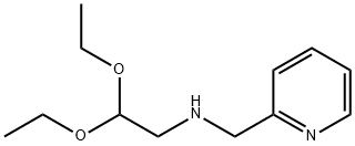N-(2,2-디에톡시에틸)피리딘-2-메틸아민 구조식 이미지