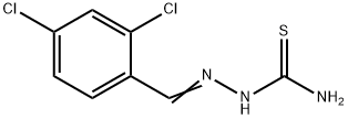 [(2,4-디클로로페닐)메틸리덴아미노]티오우레아 구조식 이미지