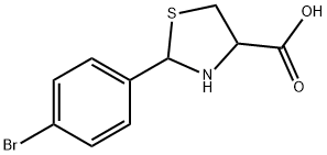 2-(4-BROMOPHENYL)-1,3-THIAZOLANE-4-CARBOXYLIC ACID Structure