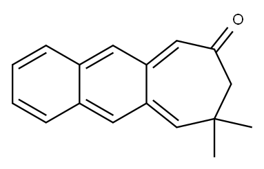 8,9-Dihydro-9,9-dimethyl-7H-cyclohepta[b]naphthalen-7-one 구조식 이미지