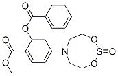 methyl 2-benzoyloxy-4-(2-oxo-1,3,2,6-dioxathiazocan-6-yl)benzoate Structure