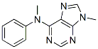 N,9-디메틸-N-페닐-퓨린-6-아민 구조식 이미지