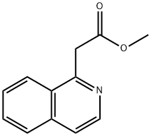 1-Isoquinolineacetic acid methyl ester 구조식 이미지