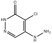 4-CHLORO-5-HYDRAZINOPYRIDAZIN-3(2H)-ONE 구조식 이미지