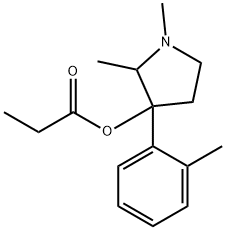 1,2-디메틸-3-(o-톨릴)피롤리딘-3-올프로피오네이트 구조식 이미지
