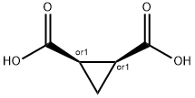 cis-1,2-Cyclopropane dicarboxylic acid Structure