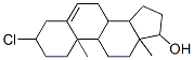 3-chloro-10,13-dimethyl-2,3,4,7,8,9,11,12,14,15,16,17-dodecahydro-1H-c yclopenta[a]phenanthren-17-ol Structure