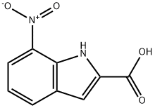 7-Nitroindole-2-carboxylic acid 구조식 이미지