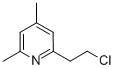 PYRIDINE,2-(2-CHLOROETHYL)-4,6-DIMETHYL- Structure