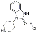 2H-BenziMidazol-2-one, 1,3-dihydro-1-(4-piperidinyl)-, Monohydrochloride 구조식 이미지