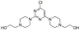 2-[4-[4-chloro-6-[4-(2-hydroxyethyl)piperazin-1-yl]pyrimidin-2-yl]piperazin-1-yl]ethanol 구조식 이미지