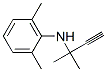 N-(1,1-Dimethyl-2-propynyl)-2,6-dimethylbenzenamine 구조식 이미지